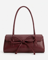 Maren Elio Bow Shoulder Bag – Maroon