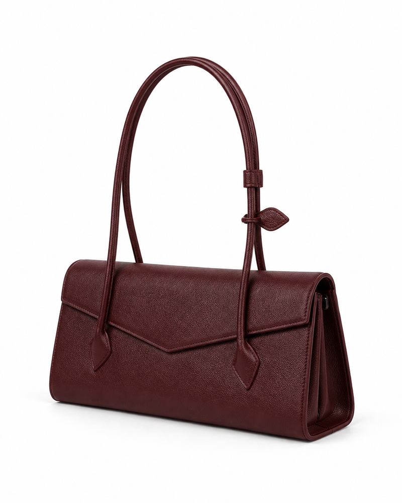 Maren Monoe Shoulder Bag – Maroon